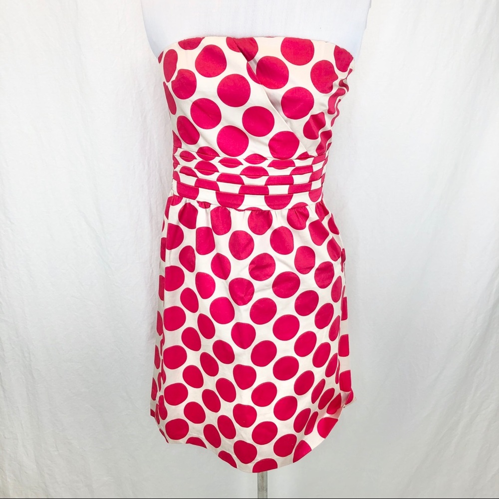 🎉 FINAL PRICE 🎉 The Limited pink polka dot dress